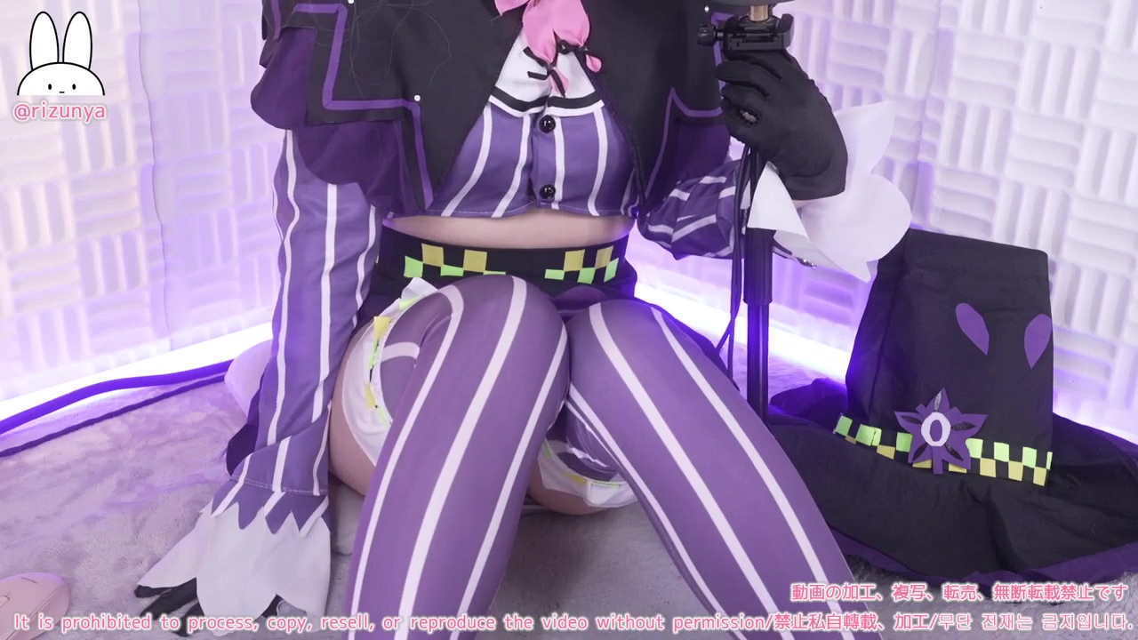 【実写コスプレASMR】hol◯li◯e_紫◯シ◯ンのコスプレでメ◯ガ◯が悪〜いおとなを耳舐め粛清♡耳舐めASMR♡【りずな】 - 2024_5_3(金) 22_30開始 - ニコニコ生放送.mp4_20240507_231235.133.jpg