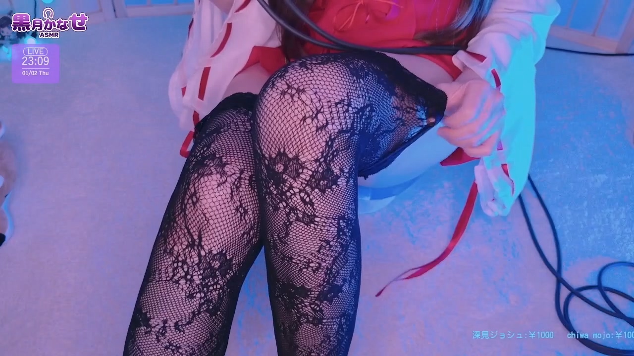 冒頭20分無料★【声優さんの耳舐めASMR】巫女コス♥おっぱいぷるぷる♪舌圧を感じる濃厚えちれろ♥【黒月かなせ.mp4_20250108_201422.070.jpg